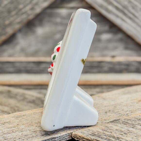 Vintage Santa & Me Tabletop Photo Frame, Holds 3" x 3" Photo, Ceramic, Christmas - Picture 5 of 10